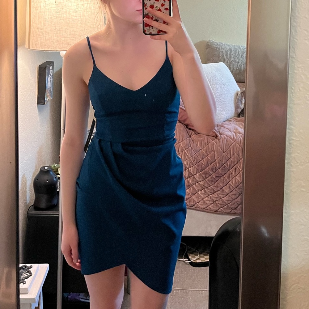 lulus blue dress